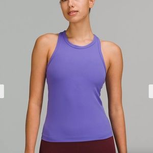 Lululemon Align™ Waist-Length Racerback Tank Top, size 8, CHAI - Charged Indigo
